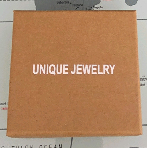Unique jewelry brown square - unique,