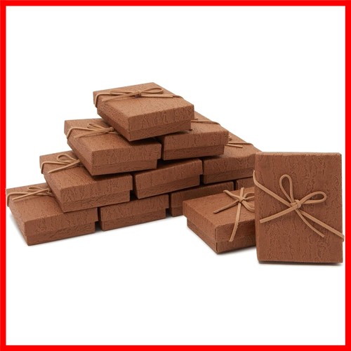 Kraft jewelry gift boxes with - kraft,