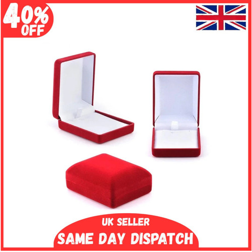 Velvet necklace box pendant - box,