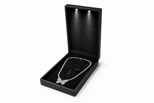 Necklace gift box led - box, light