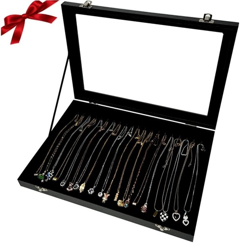 Necklace organizer box premium - box,