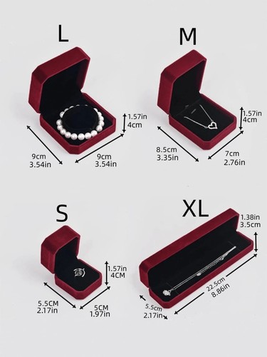 Velvet jewellery box new ring - velvet,