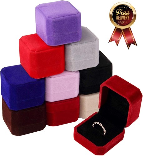 9pcs velvet ring - 9pcs, earring
