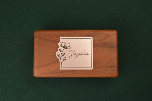 Custom engraved wooden jewelry - engraved,