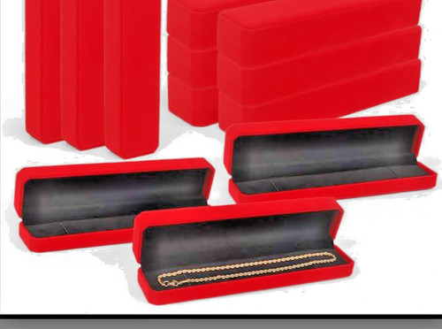 New red velvet lined long - new,