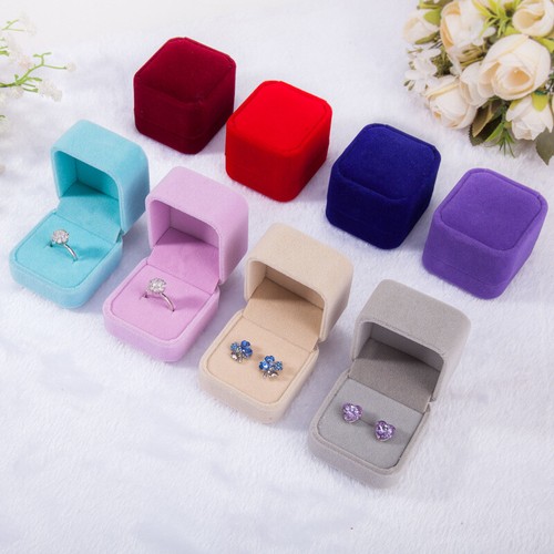 Wholesale 100pcs velvet ring - 100pcs,