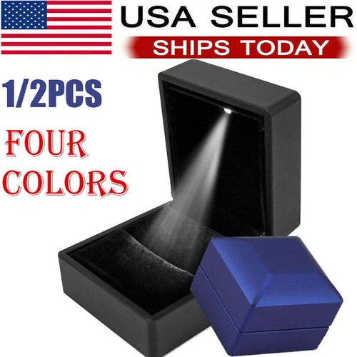 Led ring box - box, velvet