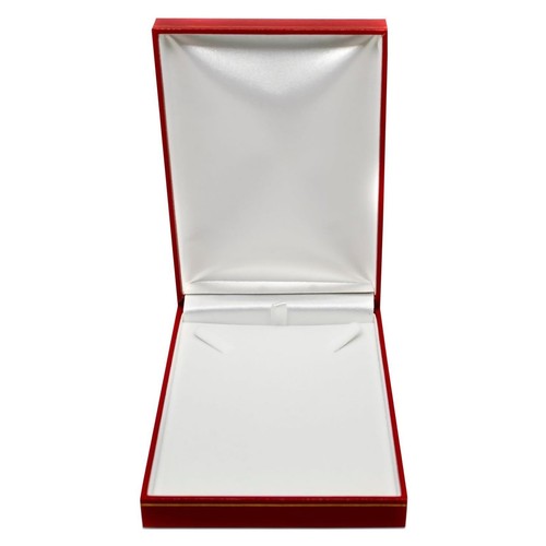 Novel box red leatherette - red,