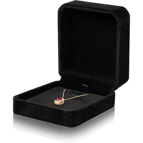 Velvet necklace pendant gift - velvet,