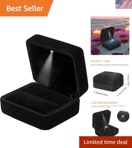 Velvet ring box - velvet,