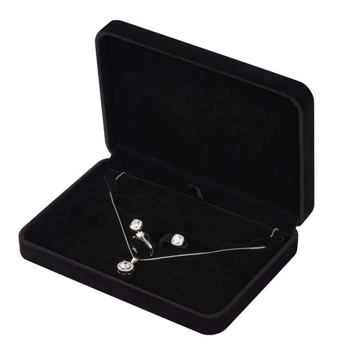Large velvet jewelry - velvet, set