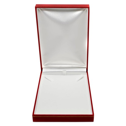 Novel box red - red, leatherette