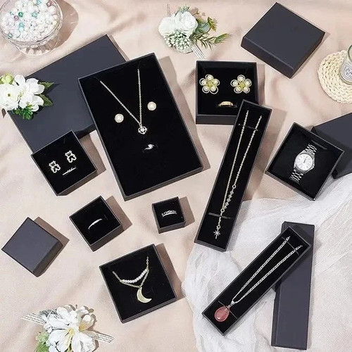 Jewellery box black ring - jewellery,