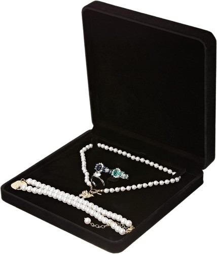 Large velvet jewelry set - large,