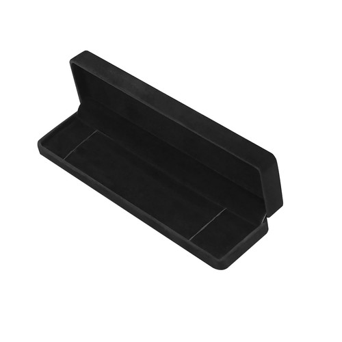 Black velvet bracelet chain - black,