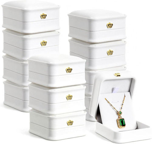 Set white necklace boxes - set,