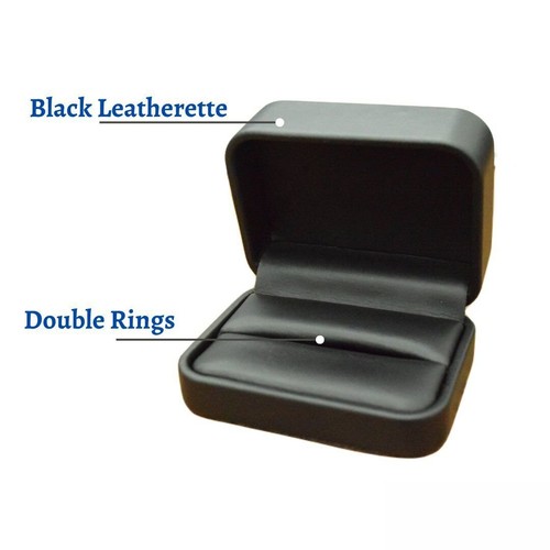 Novel box black leatherette - box,