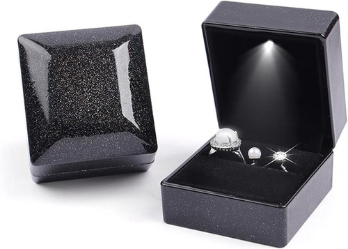 Ring box square - box, shaped