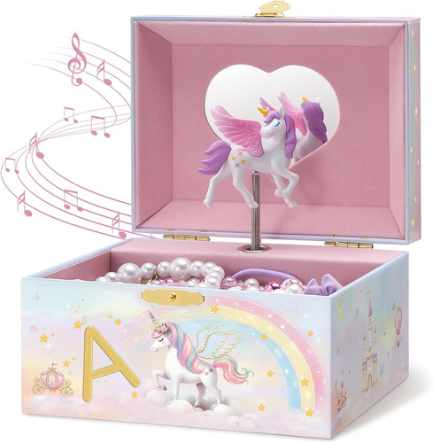 Unicorn musical jewelry box - musical,
