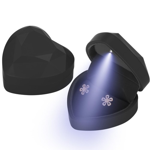 Heart shaped led earring - heart-shaped,