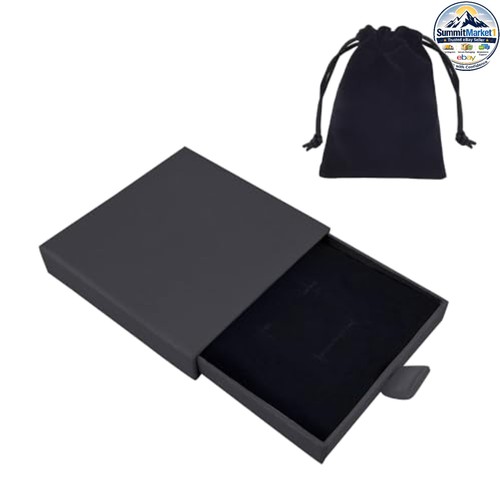 Jewelry gift box black - jewelry, 9