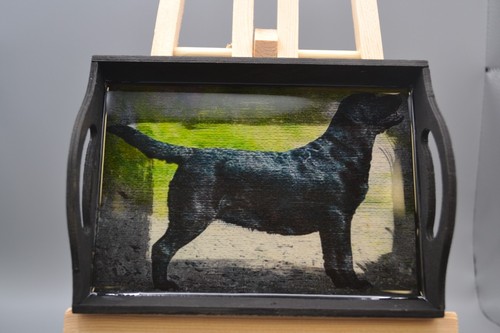 Handcrafted wooden dog trinket - handcrafted,