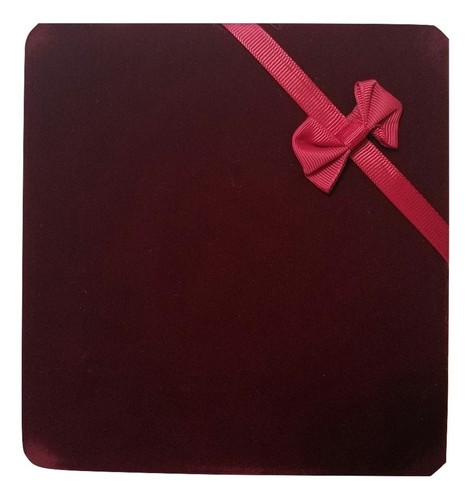 Wine red velvet set gift - xl,