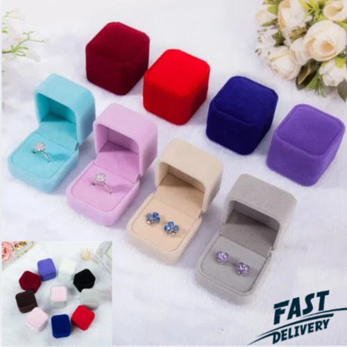 Black pink velvet jewellery - black/pink,